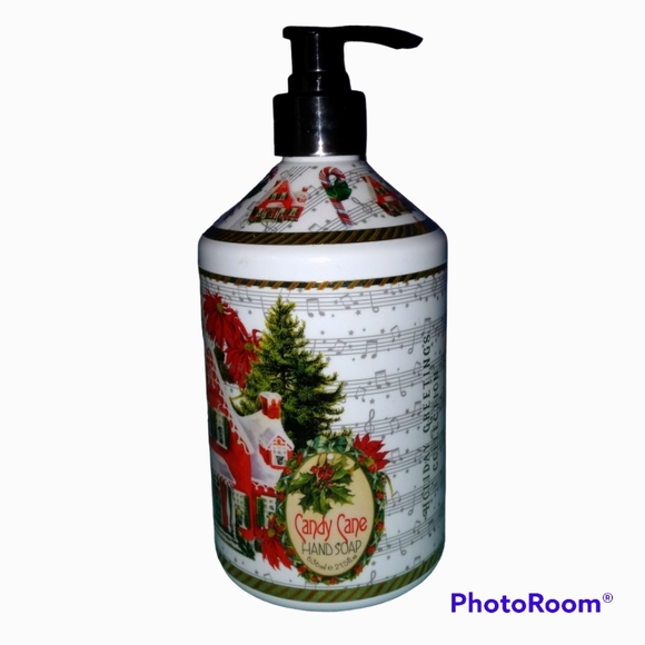 🔵 FREE with $25. minimum purchase. Candy Cane Hand Soap, 21.5 fluid ounces. - Picture 2 of 5